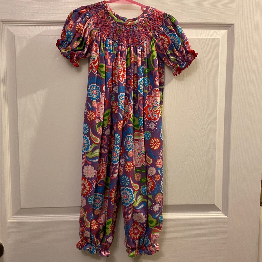 3T Southern Tot Smocked Romper